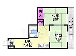 富尾ハイツ 4階/-