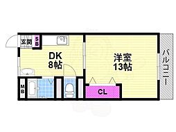 河正コーポ北棟 4階/-