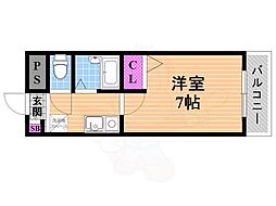 PENNYLANE 1Kの間取図画像