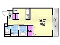 Sanpica・A ワンルームの間取図画像