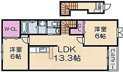 リュエルメゾンTY 2階/-