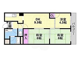メゾンプロープル 3LDKの間取図画像