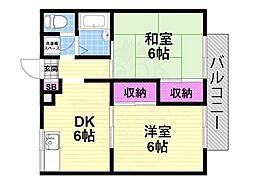 第1畷ガーデンハイツ 2階