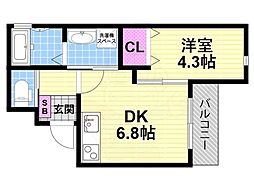 ア・マーレ中鴻池 1階/-