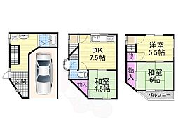 赤井3丁目貸家