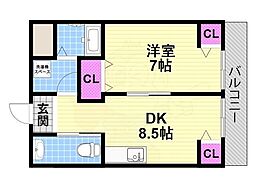 新栄プロパティー東大阪1 2階
