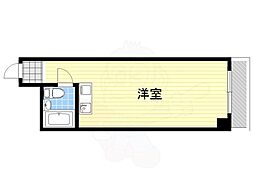 シティライフ梅田 ワンルームの間取図画像