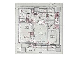 シエリアタワー中之島 3LDKの間取図画像
