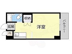 CollectionNakazaki2 ワンルームの間取図画像