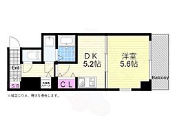 アクロス福島アーバンヒルズ 1DKの間取図画像