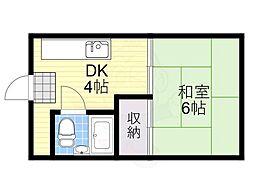 間取図画像 1DK