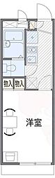 レオパレススミエ 1Kの間取図画像