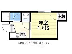 ビラ長居 1Kの間取図画像