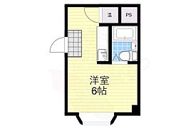 ハイツワールド ワンルームの間取図画像