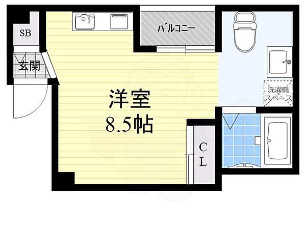 オリエントシティＫ ｜大阪府大阪市住吉区東粉浜３丁目(賃貸マンション1R・7階・21.31㎡)の写真 その2