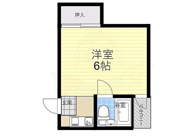 沢之町マンション ｜大阪府大阪市住吉区沢之町２丁目(賃貸マンション1R・3階・18.00㎡)の写真 その2