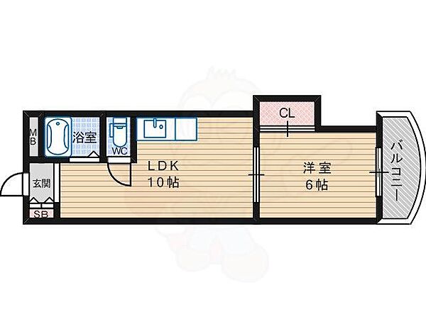 インペリアルメゾンフィールド ｜大阪府大阪市住吉区万代６丁目(賃貸マンション1DK・1階・31.50㎡)の写真 その2