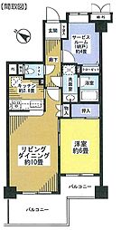 ライオンズシティ町田第2 1SLDKの間取図画像
