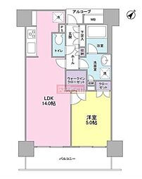 ＬａＳａｎｔｅ五反田 10階1LDKの間取り