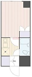 ステージファースト武蔵小山 1Kの間取図画像