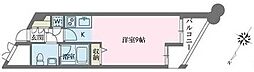 ドゥーエ学芸大学 ワンルームの間取図画像
