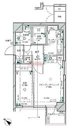 スカーラ武蔵小山 1LDKの間取図画像