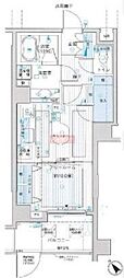 ゼファー明大前クローチェ 1DKの間取図画像