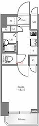 菱和パレス高輪タワー 1Kの間取図画像