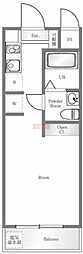 ペガサスマンション恵比寿 ワンルームの間取図画像