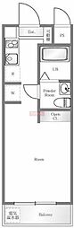 ペガサスマンション恵比寿 ワンルームの間取図画像