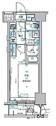 メインステージ小竹向原 1Kの間取図画像