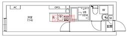 AXIA M-City武蔵小山 ワンルームの間取図画像