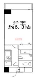 ヒューリックレジデンス参宮橋 1Kの間取図画像