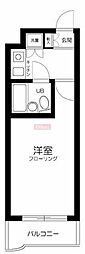 日神パレス永福町 1Kの間取図画像
