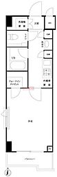 ルーブル泉岳寺 1Kの間取図画像