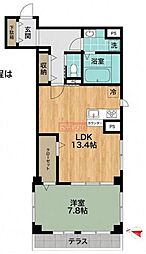 SunFamille 1LDKの間取図画像