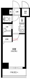 菱和パレス明大前壱番館 1Kの間取図画像