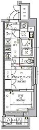 セジョリ南麻布 1DKの間取図画像