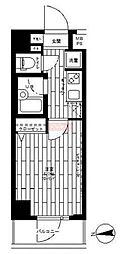 ステージグランデ南麻布 1Kの間取図画像