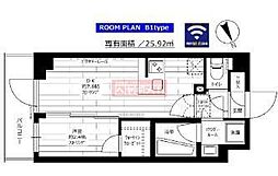 ステージファースト経堂アジールコート 1DKの間取図画像