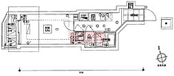 ビバリーホームズ五反田 1Kの間取図画像
