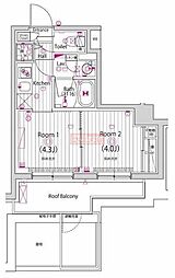 ガーラ・プレシャス練馬 2Kの間取図画像