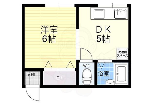 大阪府東大阪市友井３丁目(賃貸アパート1DK・1階・25.00㎡)の写真 その2