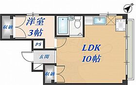 ラフォーレ菱屋西2  ｜ 大阪府東大阪市菱屋西２丁目（賃貸マンション1LDK・2階・30.00㎡） その2