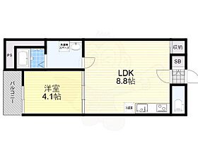 大阪府東大阪市長堂３丁目（賃貸アパート1LDK・1階・30.71㎡） その2