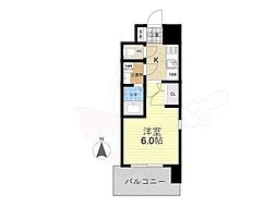 Osaka Metro中央線 長田駅 徒歩8分の賃貸マンション 15階1Kの間取り