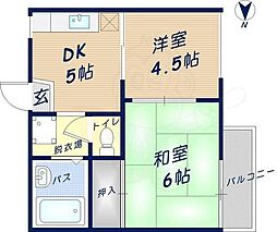 近鉄奈良線 河内花園駅 徒歩8分 2階/-