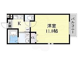 フジパレス長栄寺2番館 2階