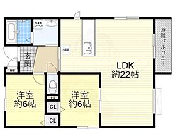 近鉄奈良線 河内小阪駅 徒歩11分
