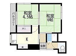 辻本文化 2Kの間取図画像